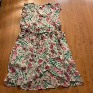 Short Sleeve Floral Dress